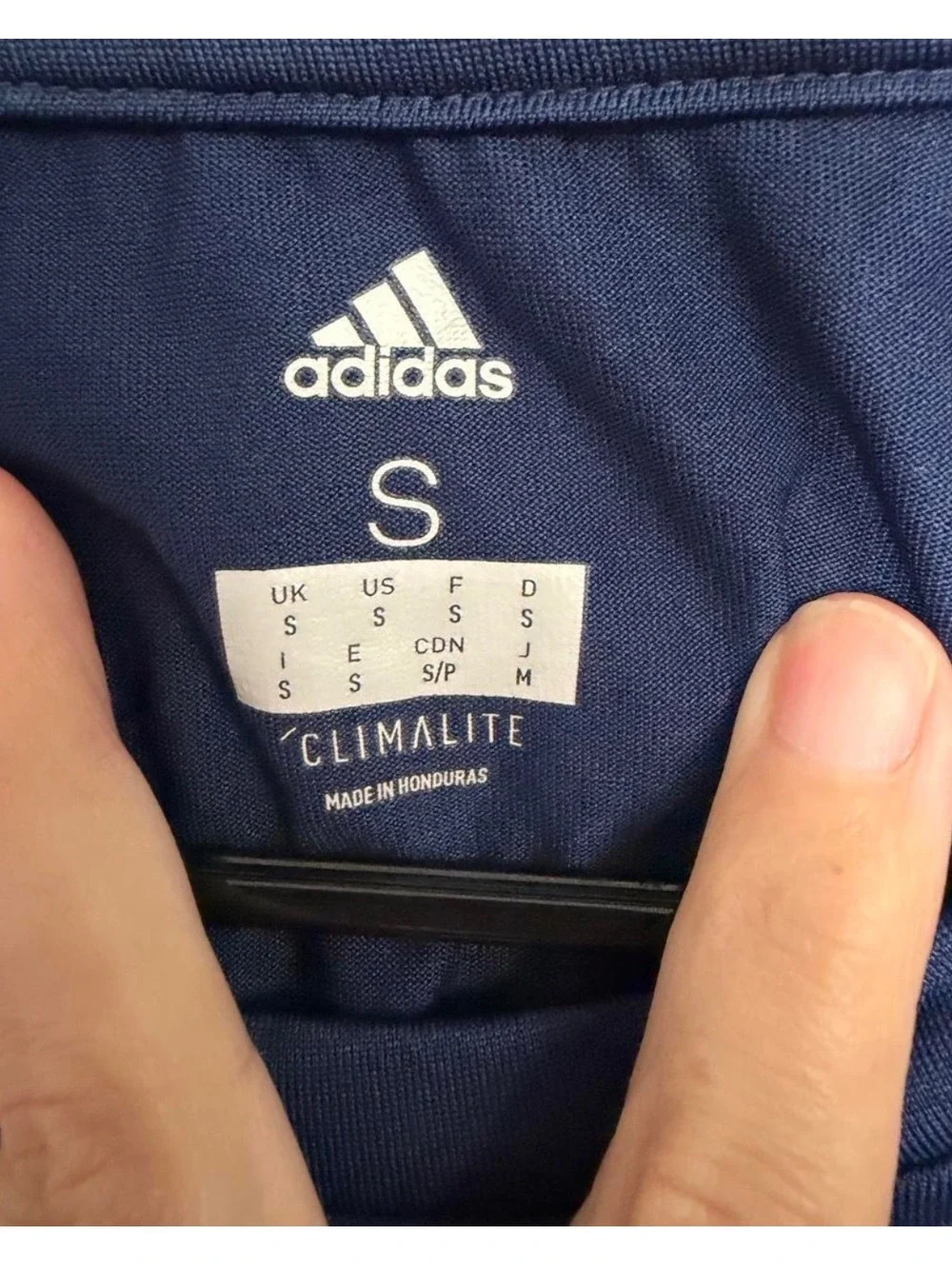 Adidas Climalite Long Sleeve Performance Athletic Shirt Nacy, NWT, Size S